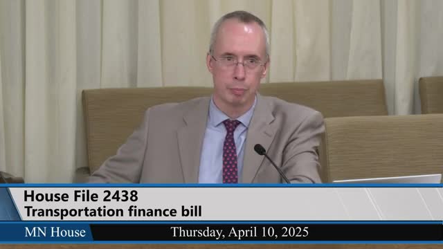 Minnesota lawmakers advance transportation funding and grant provisions for Hennepin County
