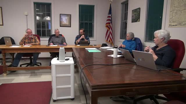 Council honors Keith with farewell gift and discusses town maintenance plans