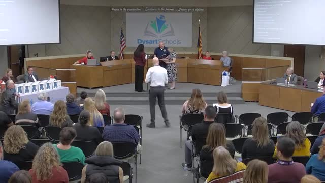 Dysart Unified School District swears in new governing board members