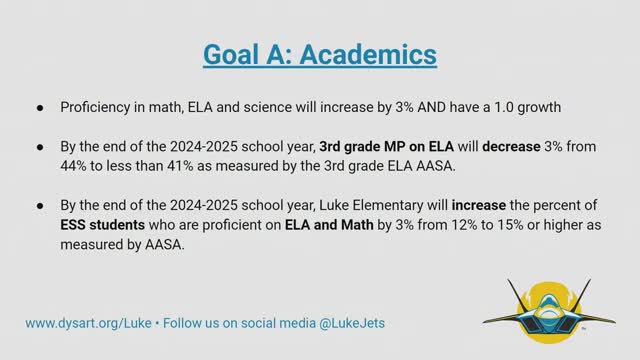Luke Elementary targets student mastery and safety with collaborative strategies