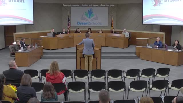 Dysart High School principal unveils Deissar High School CIP to strengthen student legacy