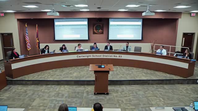 Cartwright School District board addresses public concerns over administrative leaves and funding