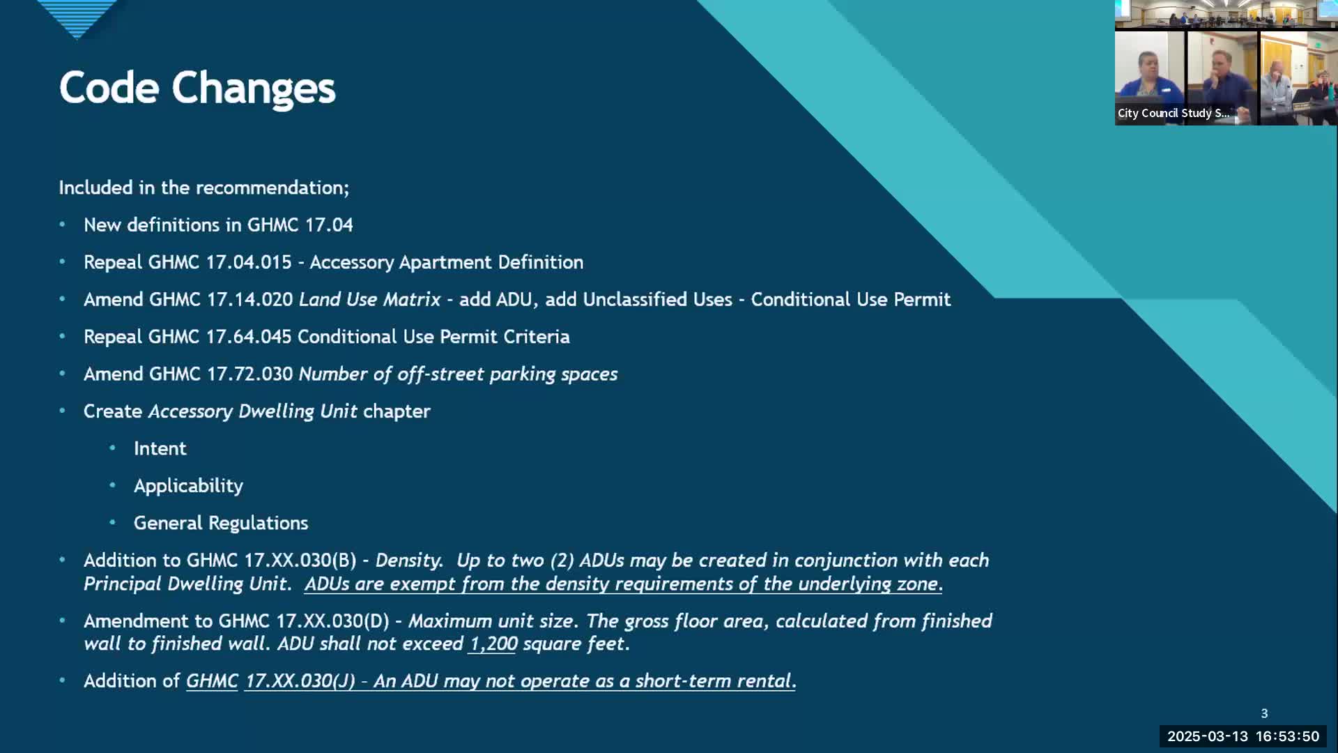 Big Harbor Council mandates removal of R1 zoning for accessory dwelling units
