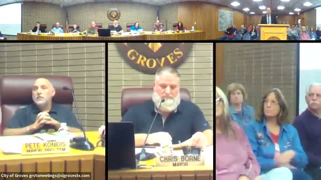 Groves accepts state grants for radios and body-worn cameras; city plans five-year equipment plan