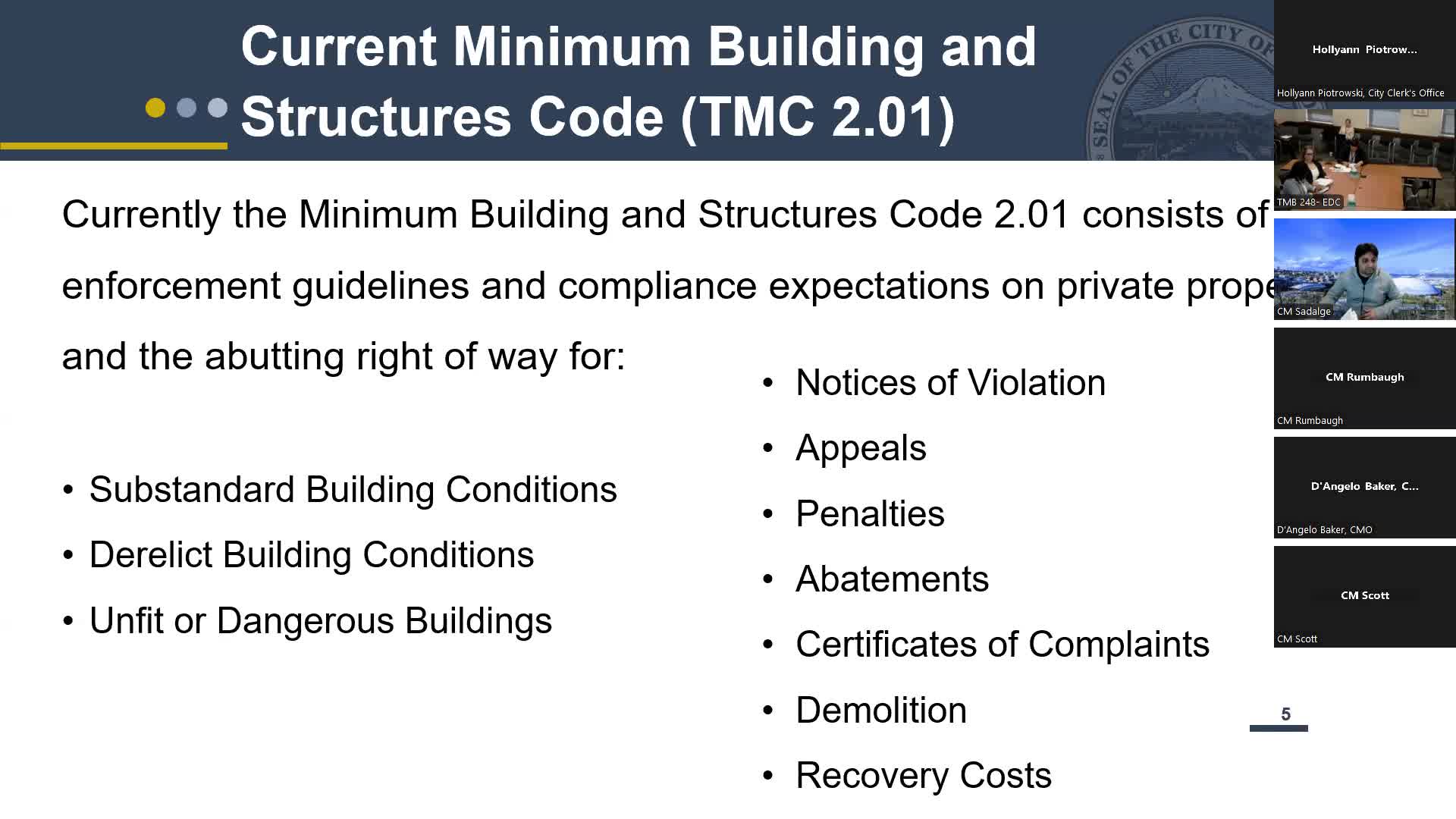 Tacoma Council to adopt International Property Maintenance Code for comprehensive enforcement