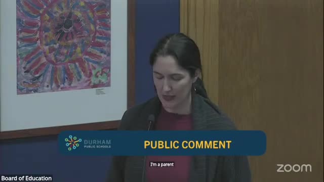 Parents advocate for DAE's Meet and Confer policy in Durham schools