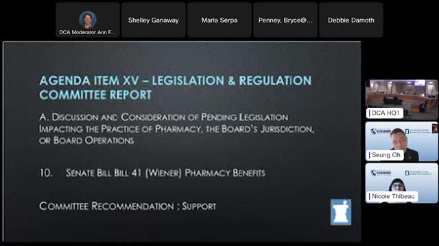 California Pharmacy Board supports legislation on healthcare transparency and gender affirming care