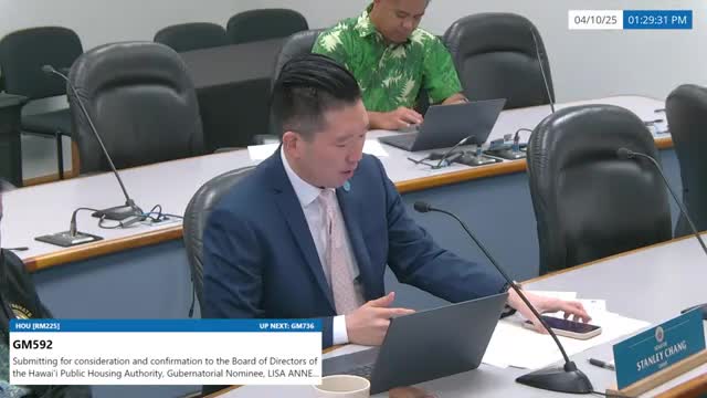 HHFDC nominates Grant Chung to board of directors for affordable housing advocacy