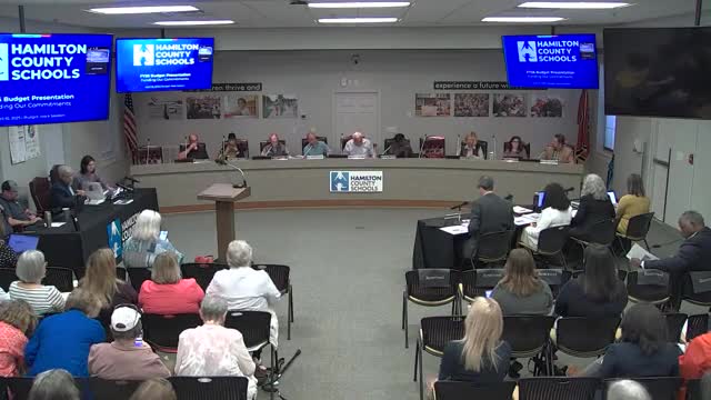 Hamilton County Schools presents preliminary FY26 budget showing $16–18 million shortfall