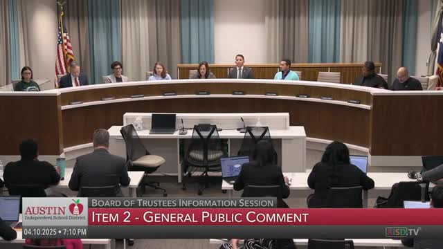 Austin ISD trustees acknowledge student concerns during public comment session