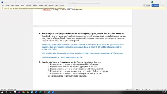 BFRW committee to draft consolidated EV‑charging amendment; members push for data‑driven thresholds and flexibility on electrical sizing