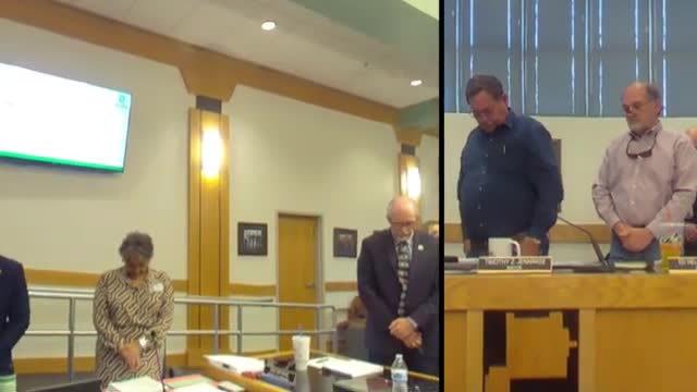 Community prays for wisdom and safety in local meeting