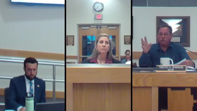 Scott Hicks advocates for alley vacation and easement conversion in city council meeting