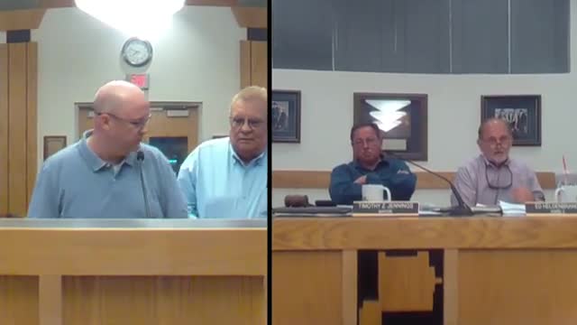 City Engineer Neymar discusses traffic concerns and real property issues at PNC meeting