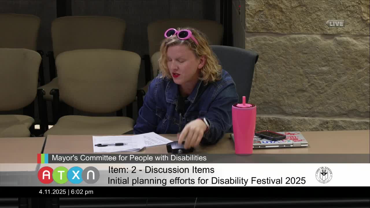 National Federation of the Blind of Texas proposes disability festival in Austin