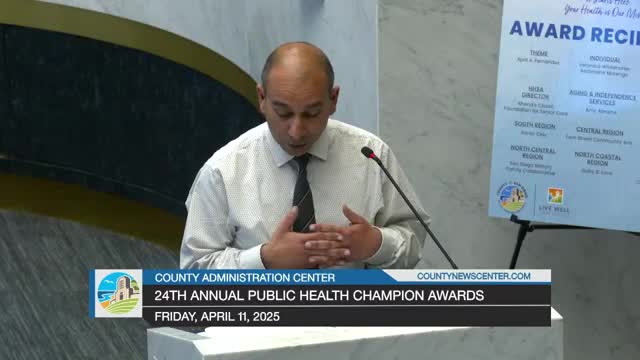 DHA Immunization Health Care Division wins LiveWell San Diego Public Health Champion Award