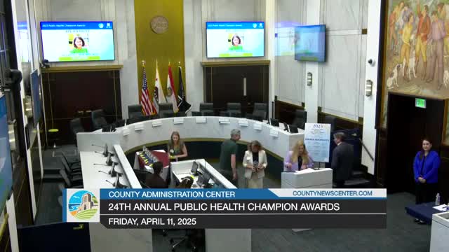 Amy Abrams receives Public Health Champion Award for advocacy in San Diego County