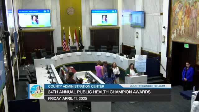 Karen Clay honored as South Region Public Health Champion for food recovery efforts