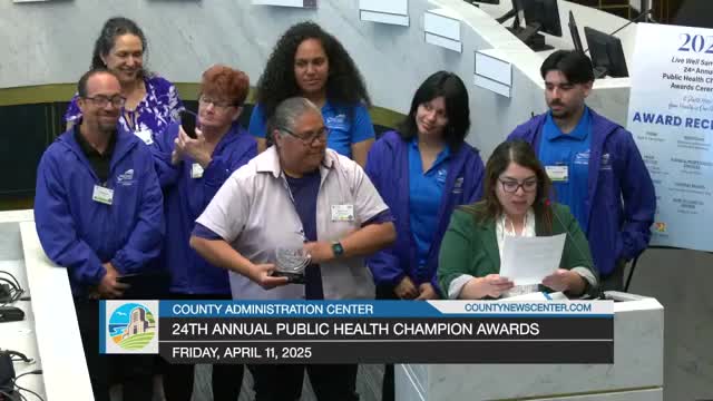 Gabby Paez Love recognized as North Coastal Region's Public Health Champion
