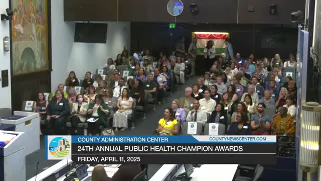 San Diego recognizes 14 public health champions during National Public Health Week celebration