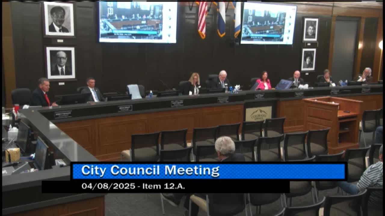 Colorado Springs City Council honors Randy Helms for service and leadership