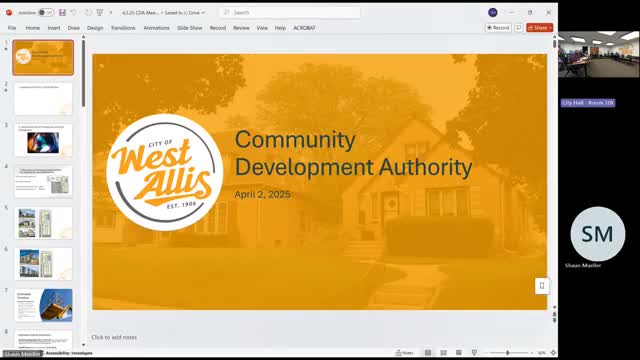 West Allis CDA approves letter of intent with F Street for 1405 S. 90th St.; discusses $1 million demolition aid