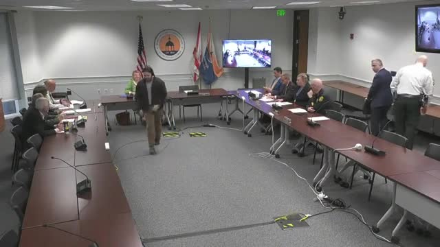 Susie Lopez leads Public Safety Coordinating Council meeting with Pledge of Allegiance