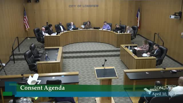 Votes at a glance: Longview City Council actions on zoning, consent agenda and contracts (April 10, 2025)
