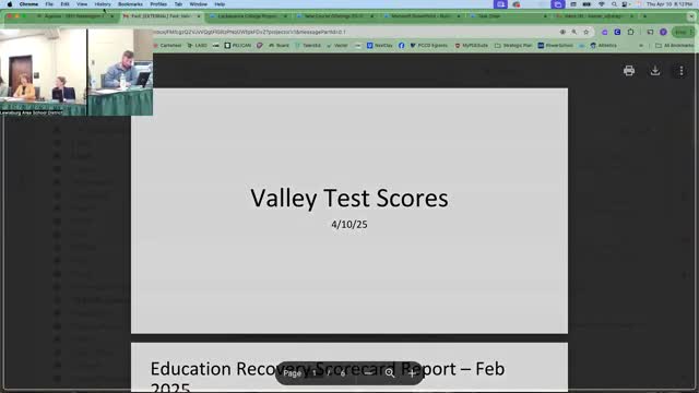 Superintendent says local test scores remain above national average despite regional report headline