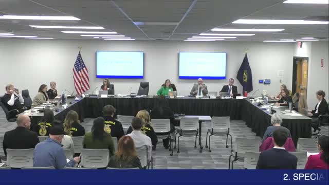 York High students showcase expanded CTE offerings and new agricultural campus at State Board meeting