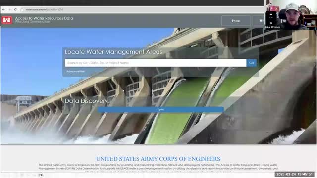 US Army Corps of Engineers shares Southeast reservoir water data online