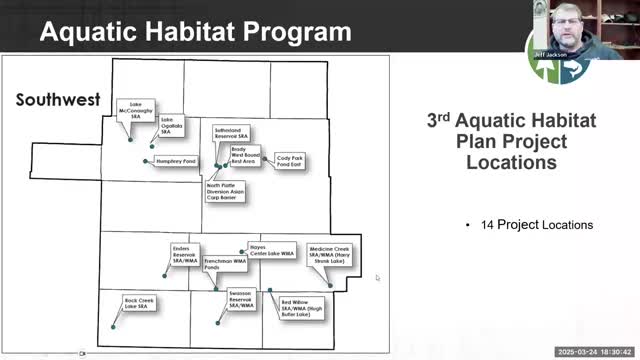 Nebraska agencies unveil 15-year aquatic habitat restoration plan across multiple reservoirs