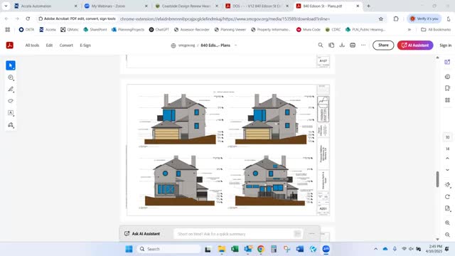 CDRC approves Montara addition and deck replacement with condition to show shielded lighting