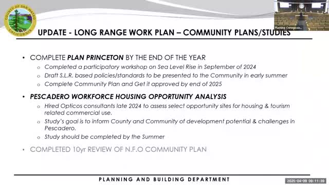 San Mateo County reveals Pescadero development standards and transportation plans updates