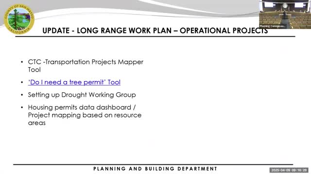 San Mateo County develops online project mapper and tree permit tool