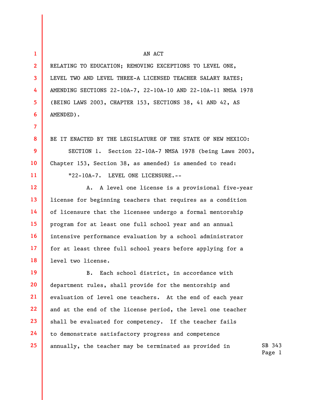 New Mexico establishes alternative teacher licensure and salary standards