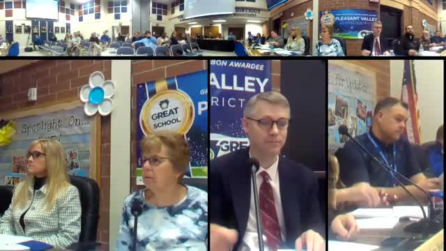 Father Douglas Kaye demands justice for son Roman at Pleasant Valley School Board hearing