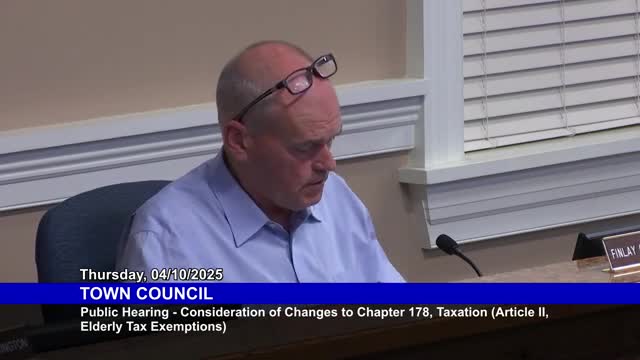 Council advances larger elderly tax exemptions after public hearing