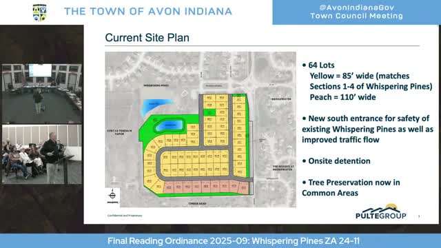 Pulte Homes proposes zoning changes to integrate with Whispering Pines community