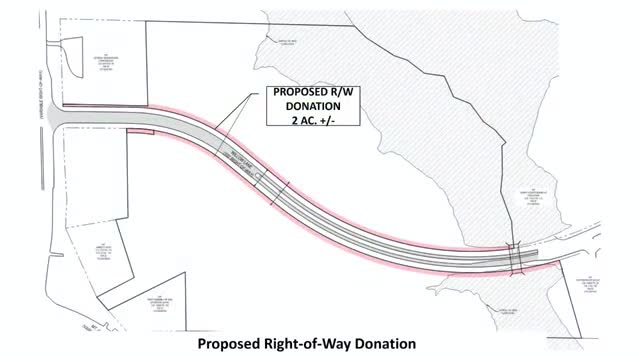 Developer donates 2 acres for Willow Lane road widening cost savings