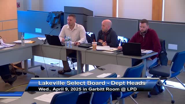 Select board approves $33,050 change order for proposed fire station waterline design