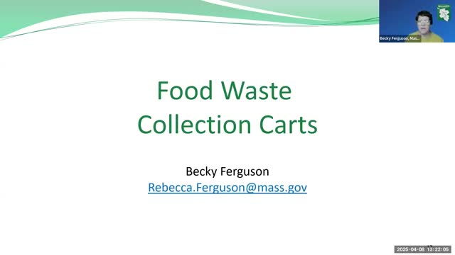 Massachusetts grants support municipal food waste programs and collection equipment upgrades