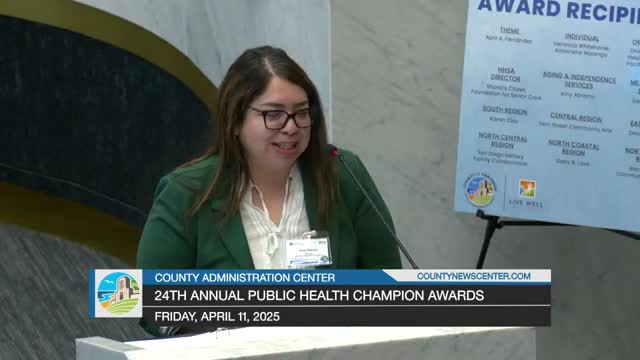 Doctor Liz Hernandez honors San Diego health awardees and community partnerships