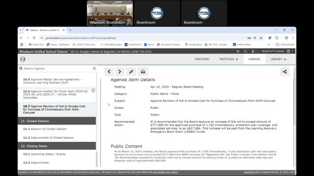 Board approves NWN bid for $1.7M purchase despite administrative error