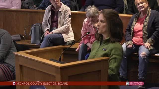 IU Democrat president Anishka Pandey advocates for improved student voting access