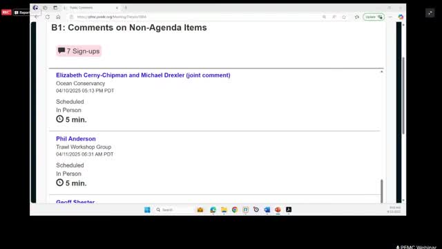 Trawl industry submits voluntary catcher‑sector review and monitoring suggestions for trawl program review