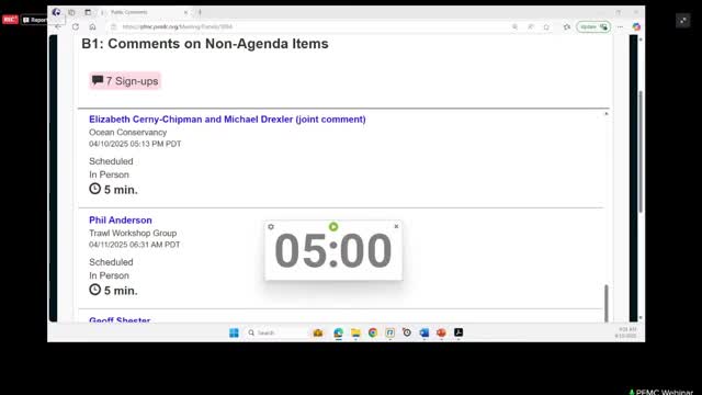 Pacific Council adopts tentative 2025 ocean salmon measures for analysis; states, tribes submit differing quota proposals