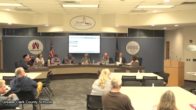 Greater Clark County Schools board reviews major funds monitoring as budget season approaches