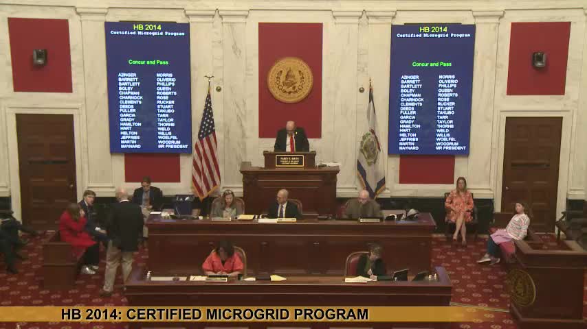 West Virginia Senate passes teacher-license change, microgrid measure; recedes amendment on retired-officer gun purchases