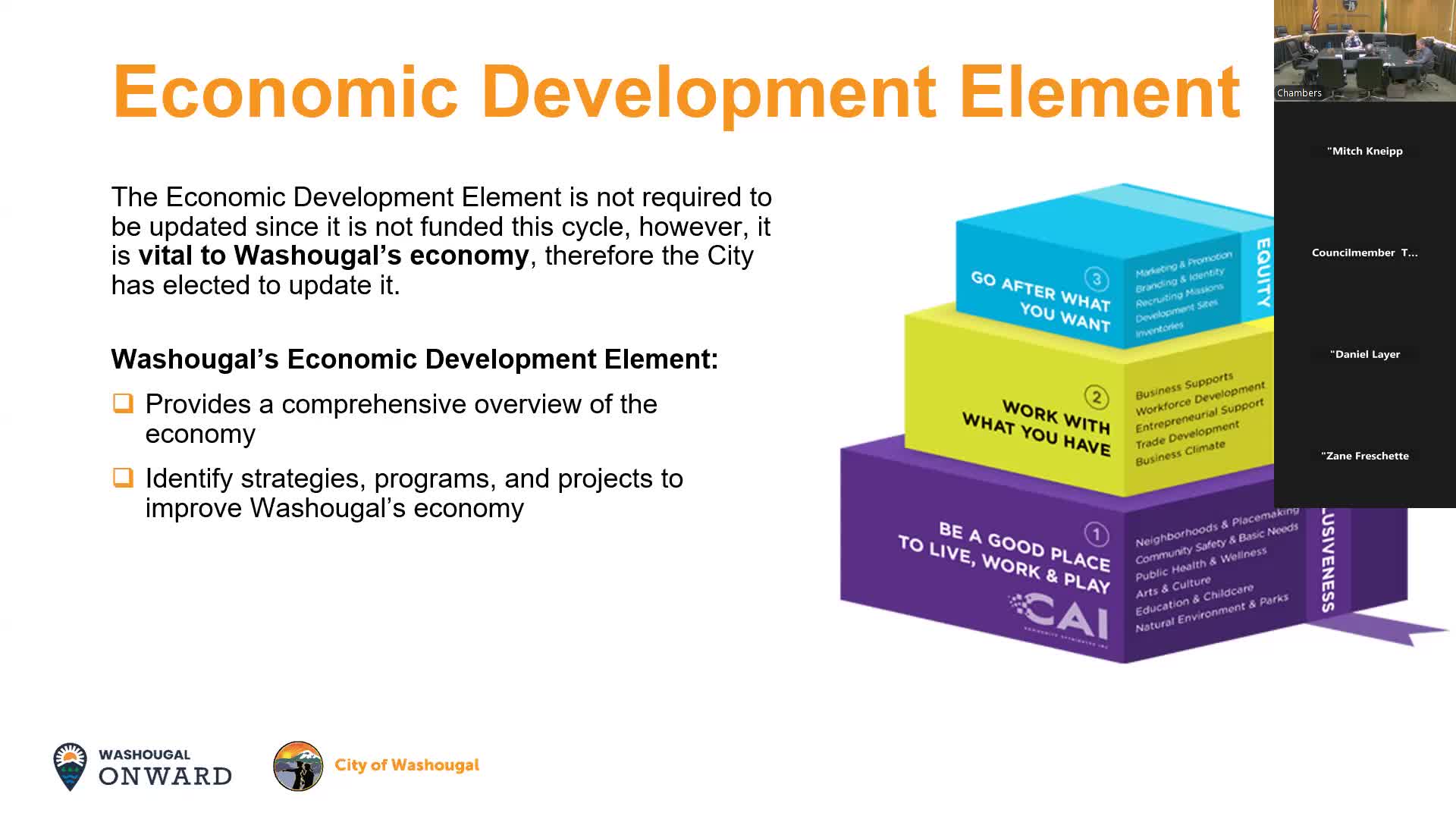 Washougal evaluates economic development and community engagement strategies
